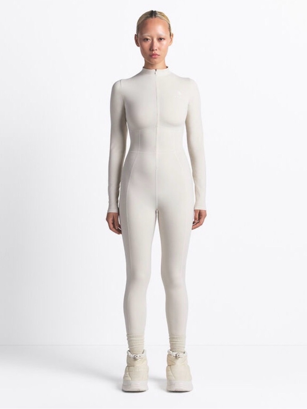 BNWT The North Face x Skims Refina Full Bodysuit Bone Medium